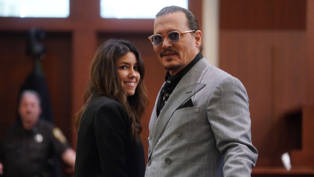 Johnny Depp’s Lawyer Camille Vasquez Calls Out ‘Sexist’ Rumors of Love With&nbsp;Actor