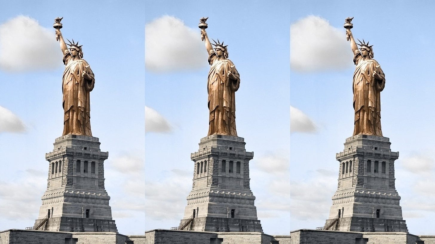 Petition · restore the statue of liberty back to her original color: bronze  and beautiful · Change.org