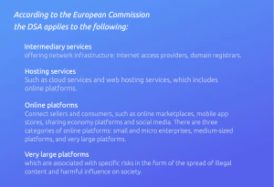 Intermediaries affected by The DSA